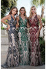 Sequined Mermaid Prom Evening Gown