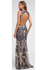 Sequined Mermaid Prom Evening Gown