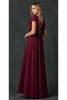 Flutter Sleeve Bridesmaid Dress