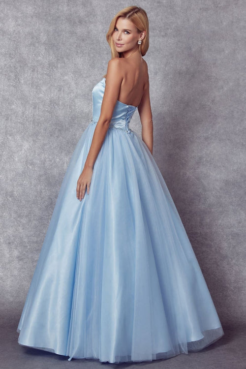 Pageant Formal Gown - ICE BLUE / XS