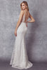 Juliet 272B Spaghetti Straps V-neck Wedding Reception Bridal Gown