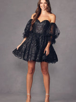 Dama Dresses for Quinceanera in Black Style 895 Quince Outfit