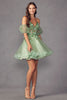 Juliet 901 Sequin Butterfly Embroidered