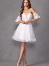 Dama Dresses for Quinceanera in White Style 909 Quince Outfit