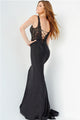 JVN by Jovani JVN06505 Sexy Sheer Floral Bodice Prom Evening Dress
