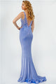 JVN by Jovani JVN06505 Sexy Sheer Floral Bodice Prom Evening Dress