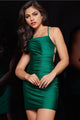 JVN by Jovani JVN09863 Sexy Strappy Exposed Back Fitted Mini Hoco Dress
