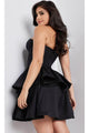 JVN by Jovani JVN36620 Strapless Tiered Short Homecoming Dress