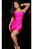 JVN by Jovani JVN36719 Beated Sweetheart Mini Bodycon Prom Dress