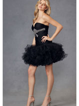 Kentucky Derby Dress Race Outfit  in Classic Black By Juliet JT705
