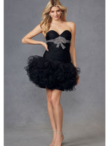 Kentucky Derby Dress Race Outfit  in Classic Black By Juliet JT705