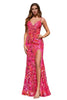 Kentucky Derby Dress 2025 Hot Pink Race Outfit Gown - HOT PINK / 2 - Dress