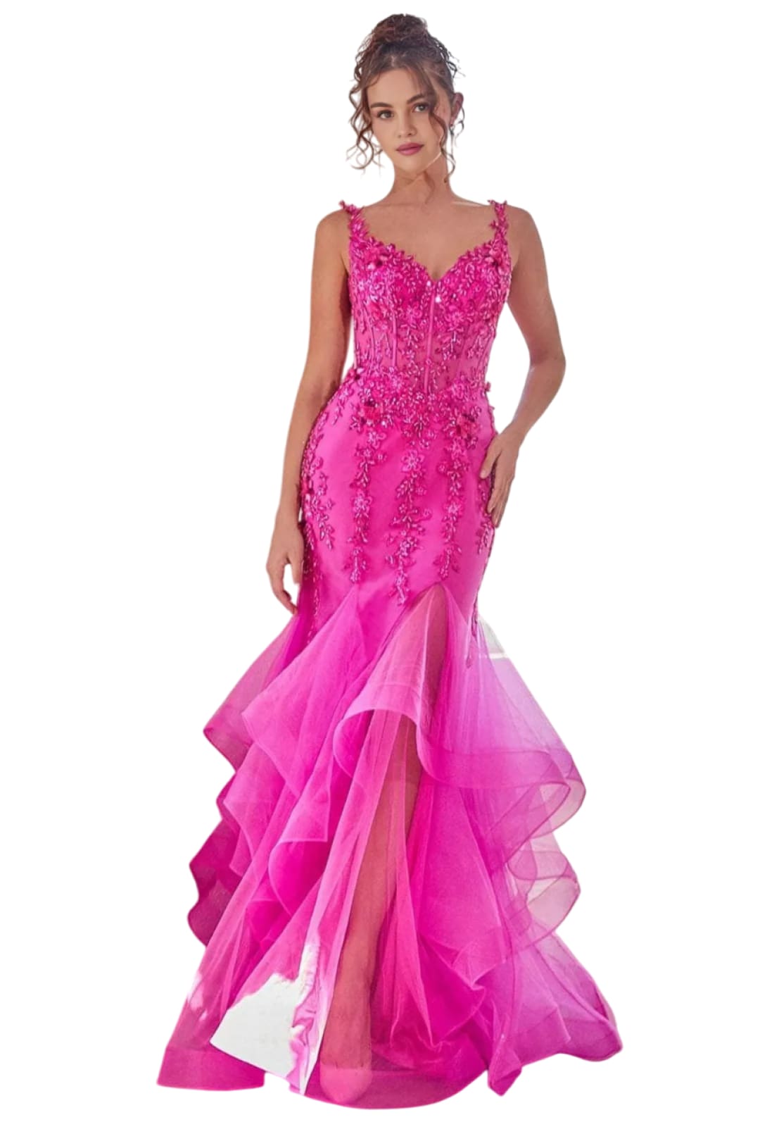 Kentucky Derby Dress 2025 Stunning Fuchsia Race Outfit Gown - Fuchsia / 2 - Dress