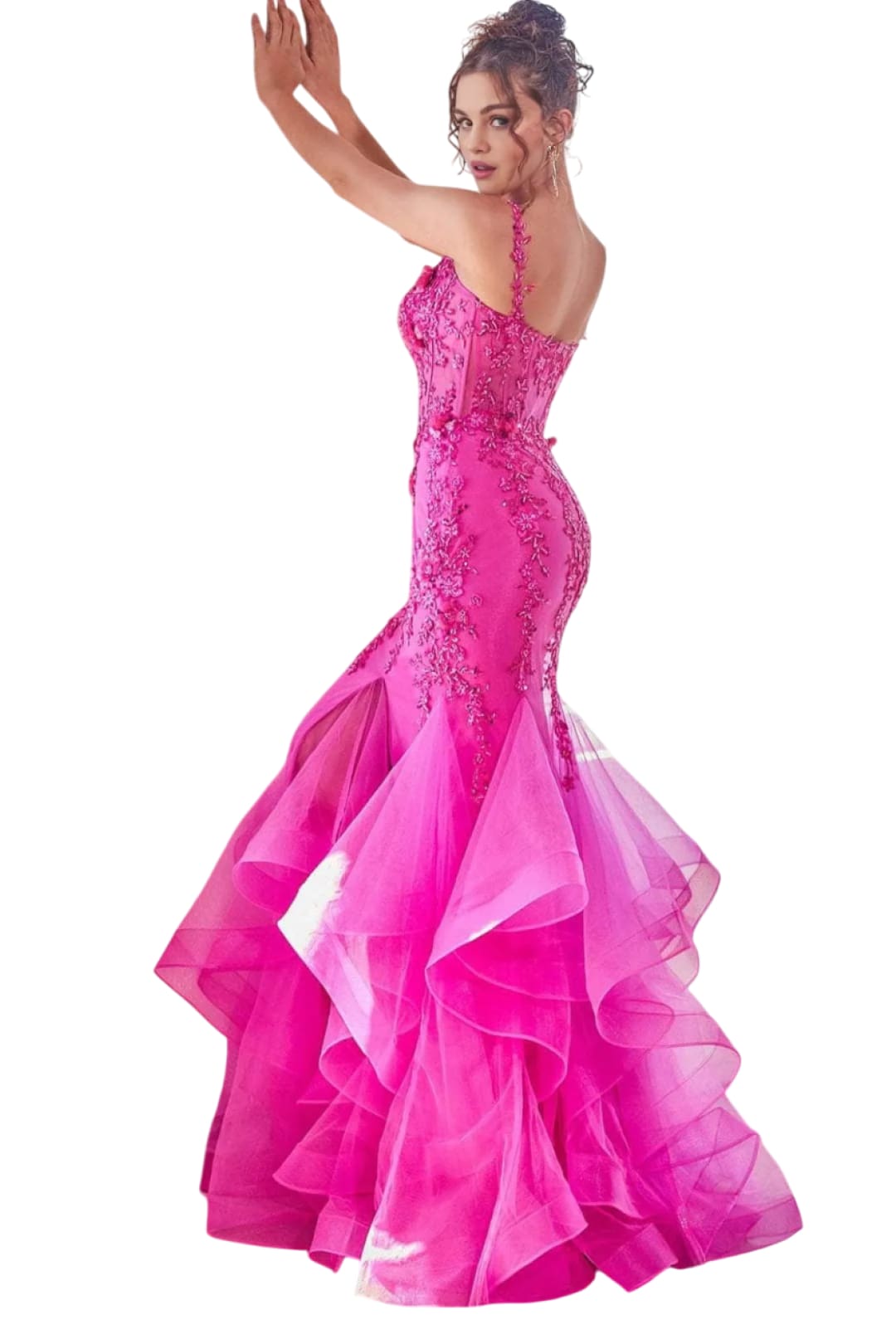 Kentucky Derby Dress 2025 Stunning Fuchsia Race Outfit Gown - Dress