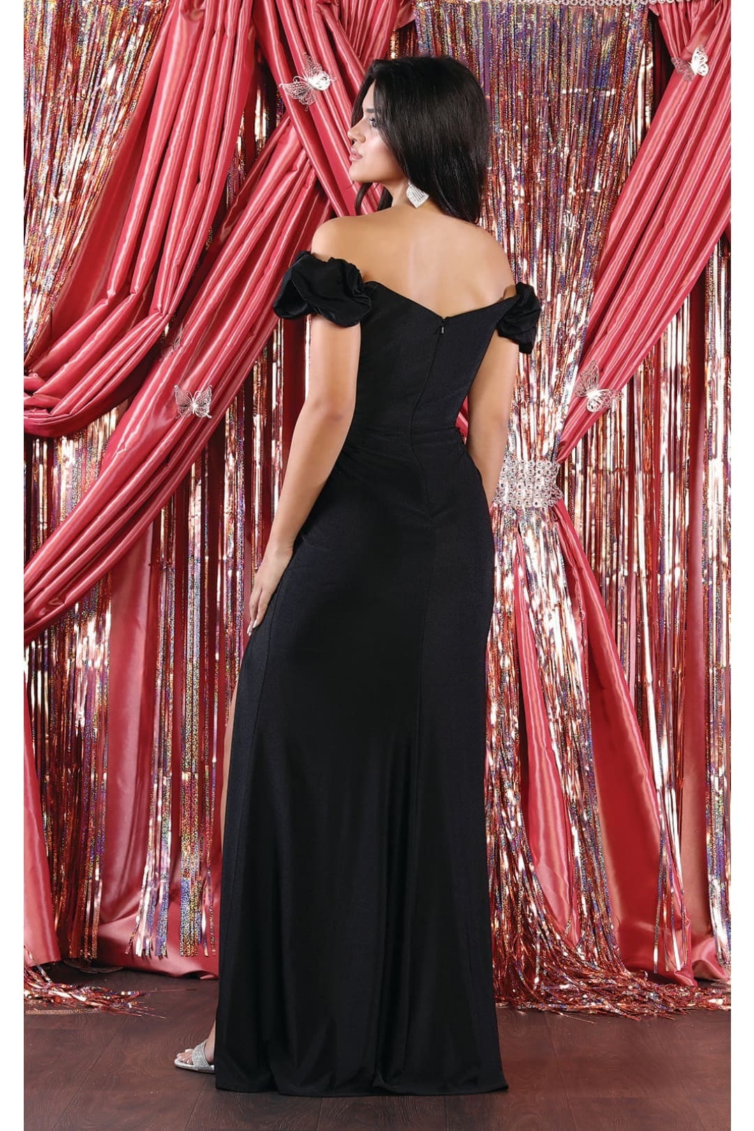 Kentucky Derby Dress Race Outfit in Black by May Queen MQ1948 - Dress