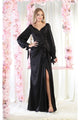 Kentucky Derby Dress Race Outfit in Black by May Queen MQ1974 - Black / 4 - Dress