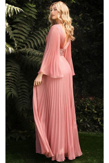 Kentucky Derby Dress Race Outfit in Rose Gold by Ladivine CD242 - Prom