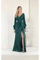 Kentucky Derby Dress Race Outfit in Hunter Green by May Queen MQ1974 - Hunter Green / 4 - Dress