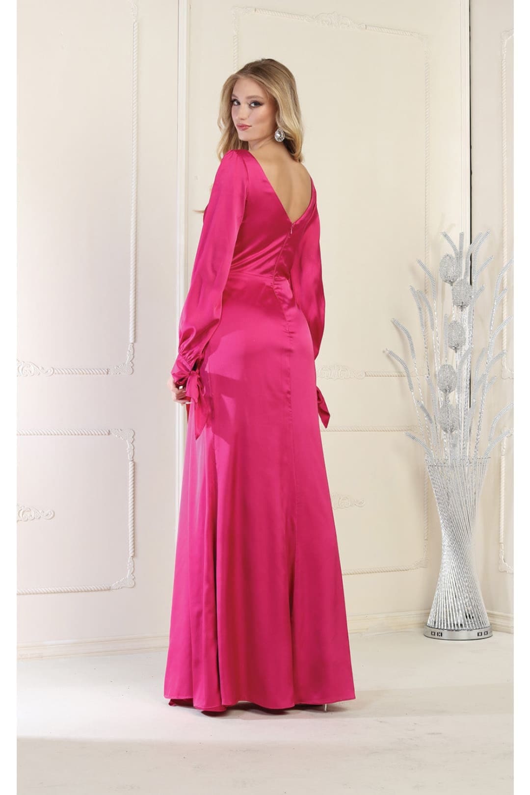Kentucky Derby Dress Race Outfit in Magenta by May Queen MQ1974 - Dress