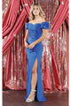 Kentucky Derby Dress Race Outfit in Royal Bluie by May Queen MQ1948 - Royal Blue / 4 - Dress