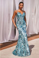 Kentucky Derby Dress Race Outfit in Sea Mist By Ladivine CM350 - Dress