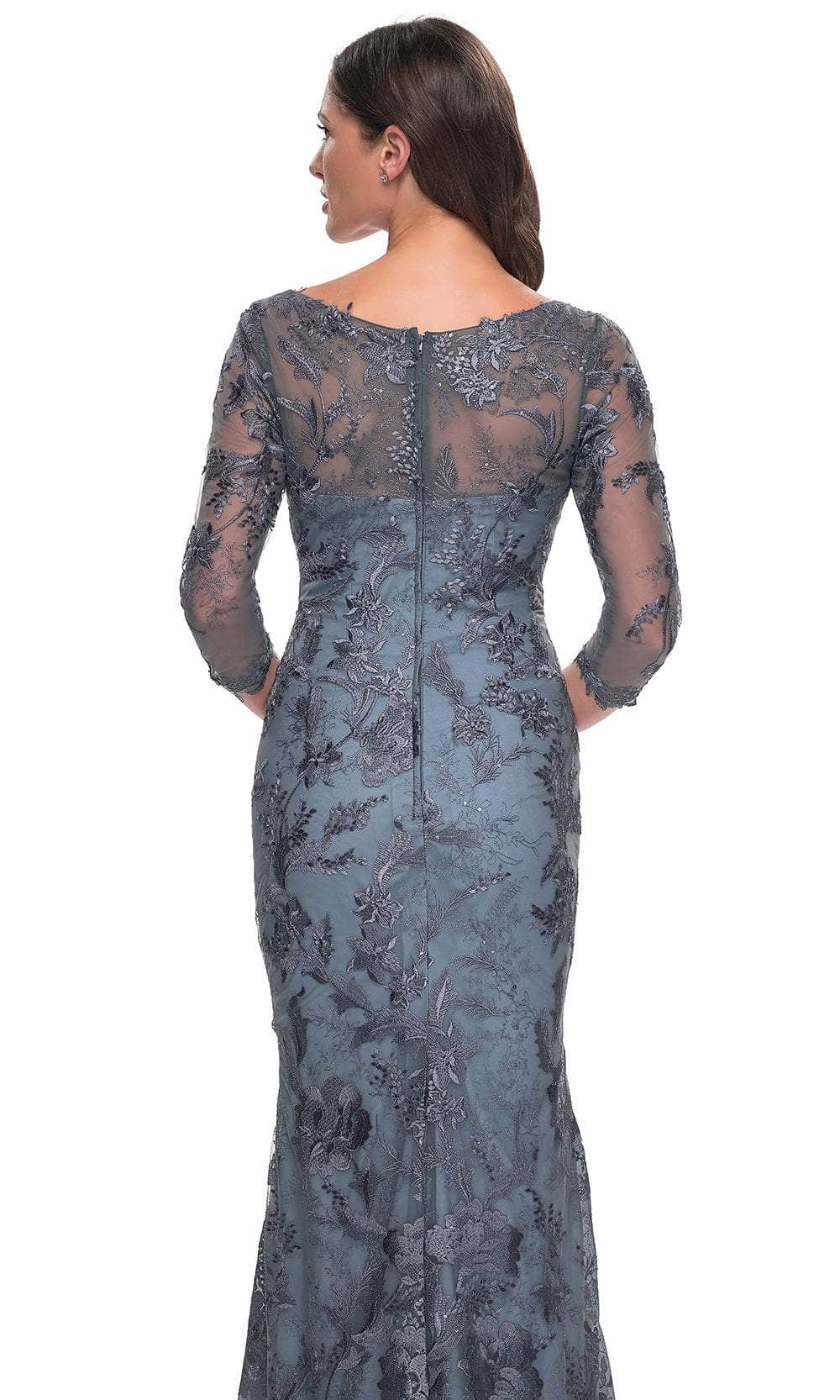 La Femme 30130 V-Neck Sheath Formal Dress