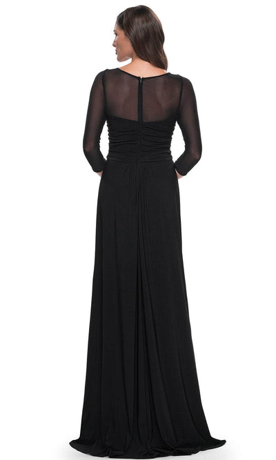 La Femme 30230 Illusion Sheath Formal Dress