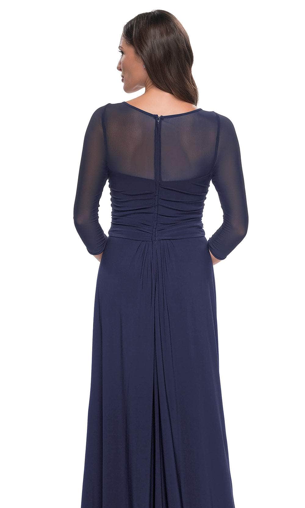 La Femme 30230 Illusion Sheath Formal Dress