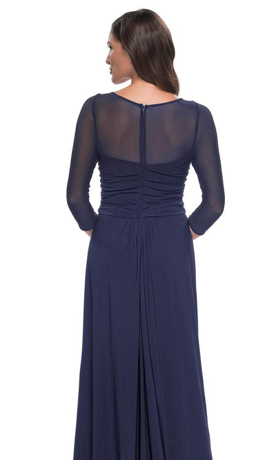 La Femme 30230 Illusion Sheath Formal Dress