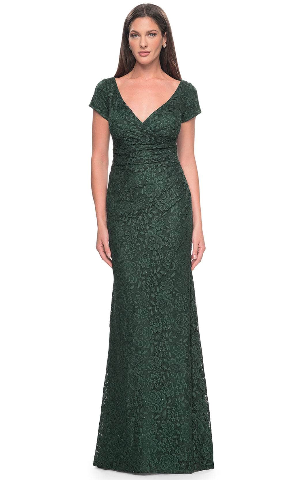 La Femme 30797 - Short Sleeve Lace Evening Dress Evening Dresses