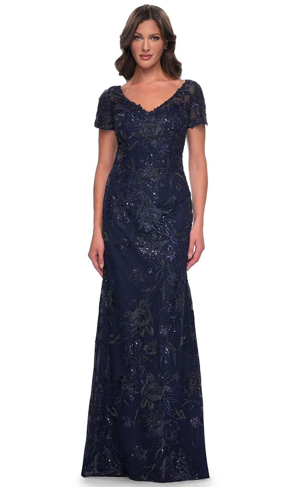 La Femme 30798 - Beaded Lace Evening Dress Evening Dresses