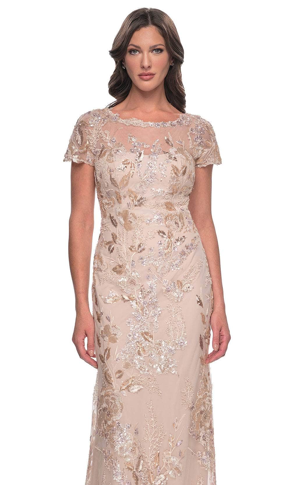 La Femme 30841 Fitted Sequin Formal Dress