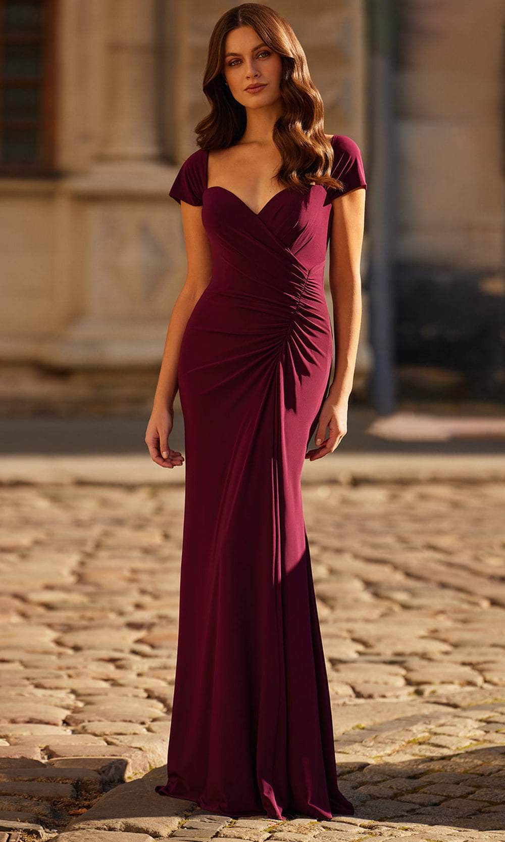 sweetheart neckline evening dress La Femme 30874 Ruched Gown Professional dry cleaning only Women size:XL carman-tapered-fit 4-Drawer Dressers for Compact