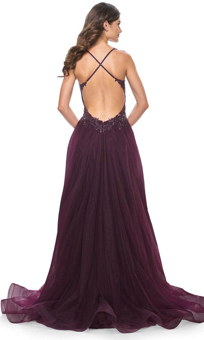 La Femme 31471 Beaded Lace Prom Dress