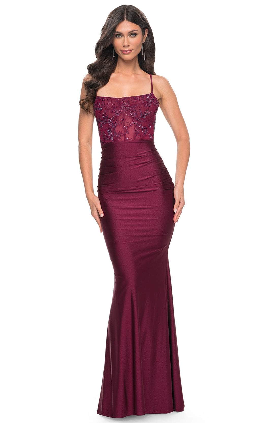 La Femme 31857 Glitter Bodice Prom Dress