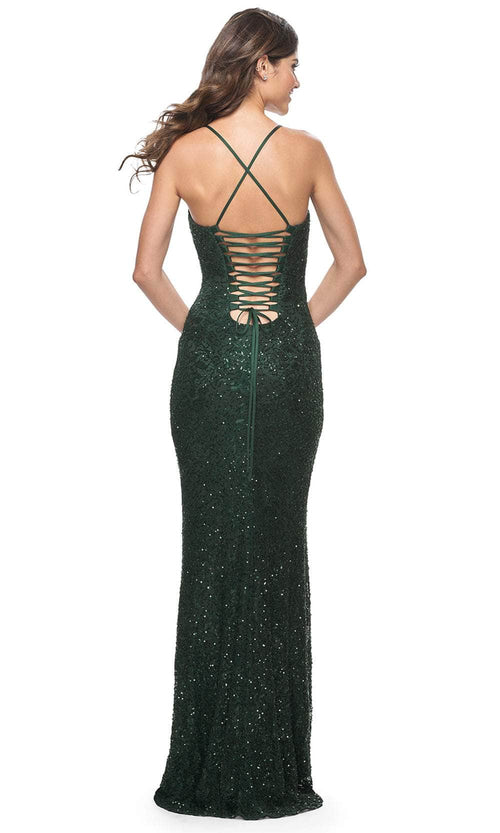 La Femme 31973 Sequin Detailed Prom Dress