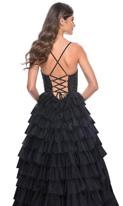 La Femme 32002 Sweetheart Beaded Top Prom Gown