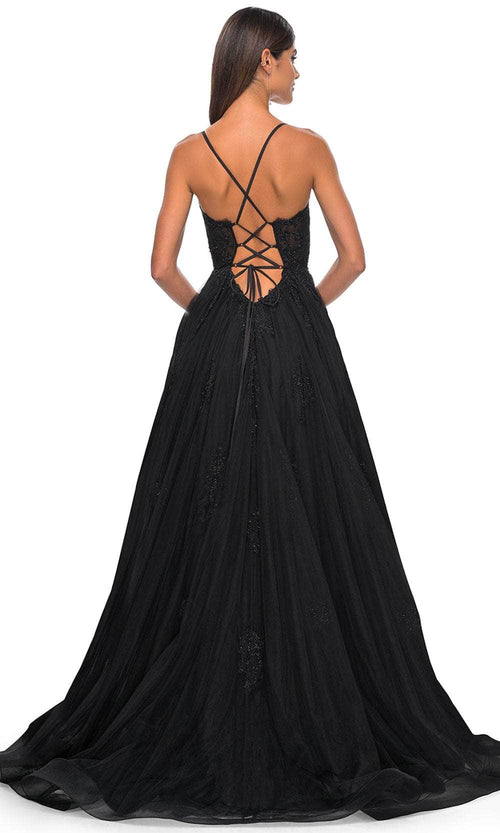 La Femme 32028 Lace Styled Prom Dress