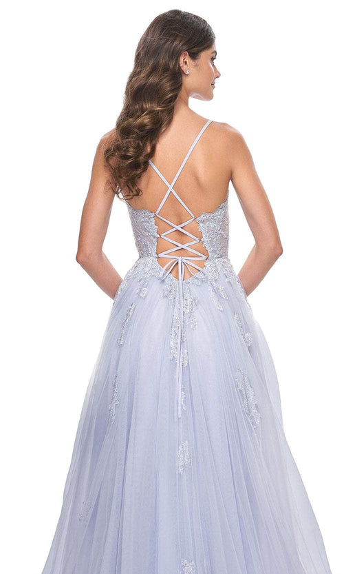 La Femme 32028 Lace Styled Prom Dress