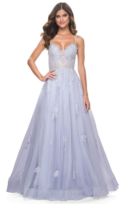 La Femme 32028 Lace Styled Prom Dress