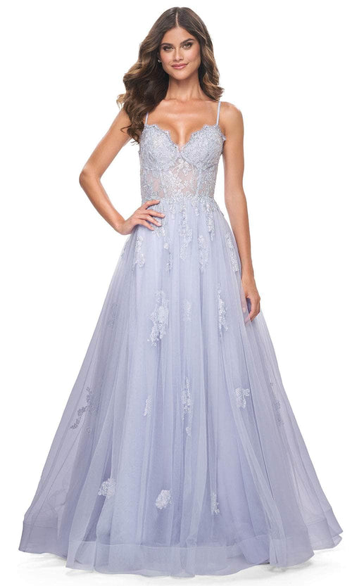 La Femme 32028 Lace Styled Prom Dress