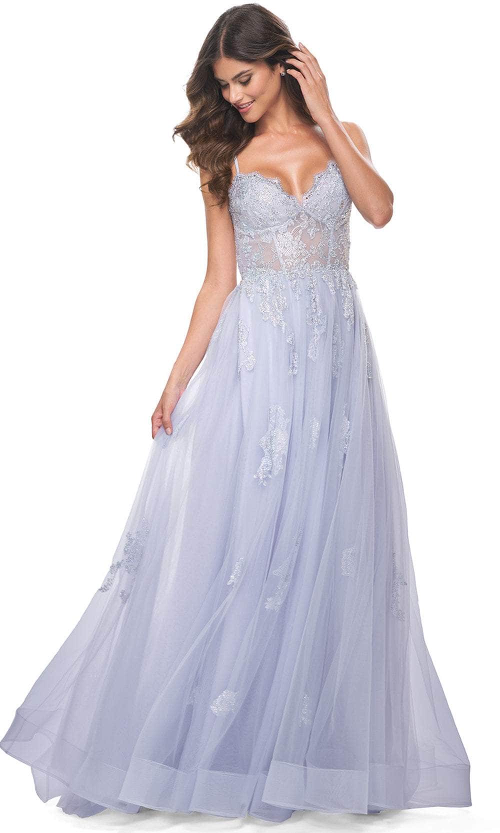 La Femme 32028 Lace Styled Prom Dress