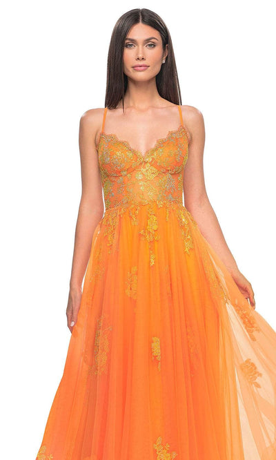 La Femme 32028 Lace Styled Prom Dress