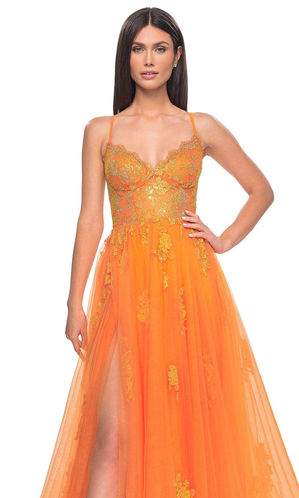 La Femme 32028 Lace Styled Prom Dress