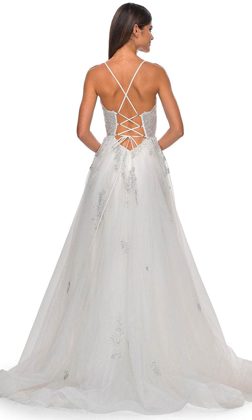 La Femme 32028 Lace Styled Prom Dress