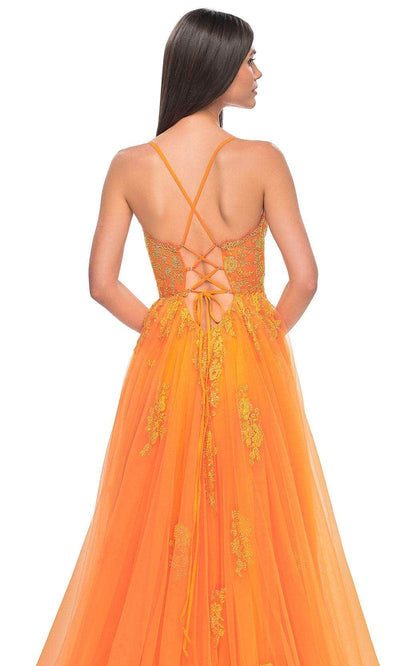 La Femme 32028 Lace Styled Prom Dress