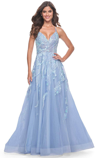 La Femme 32032 Sequin Beaded Prom Dress