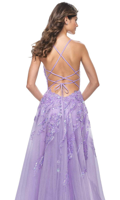 La Femme 32032 Sequin Beaded Prom Dress
