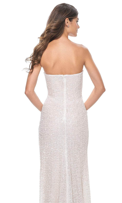 La Femme 32045 Strapless Sequined Prom Dress