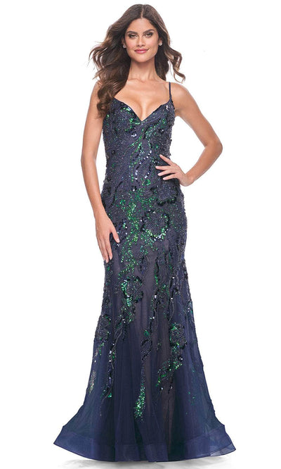 La Femme 32049 Sequin Detailed Prom Dress